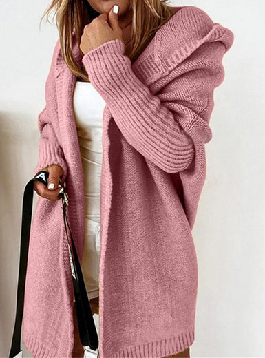 Street-Wave Womens Cozy Chunky Knit Cardigan Vest For Chic Versatile Layering Everyday Wardrobe Essential
