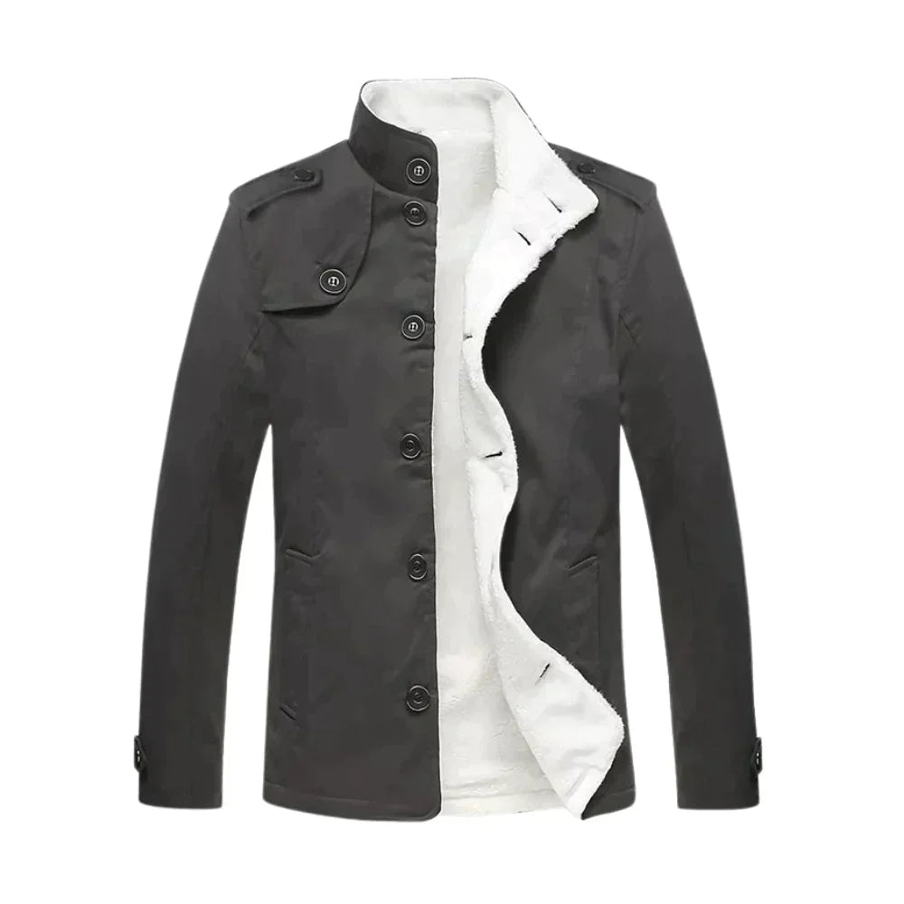 Street-wave Men's Cotton Padded Winter Jacket With Warm Lining For Urban Cold Weather