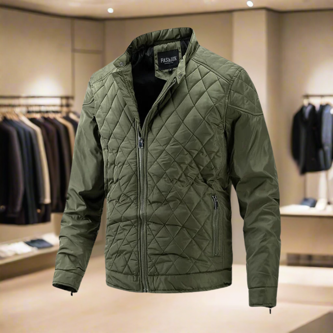 Streetwave Quilted Jacket For Everyday Wear Versatile Insulated Outerwear For Men