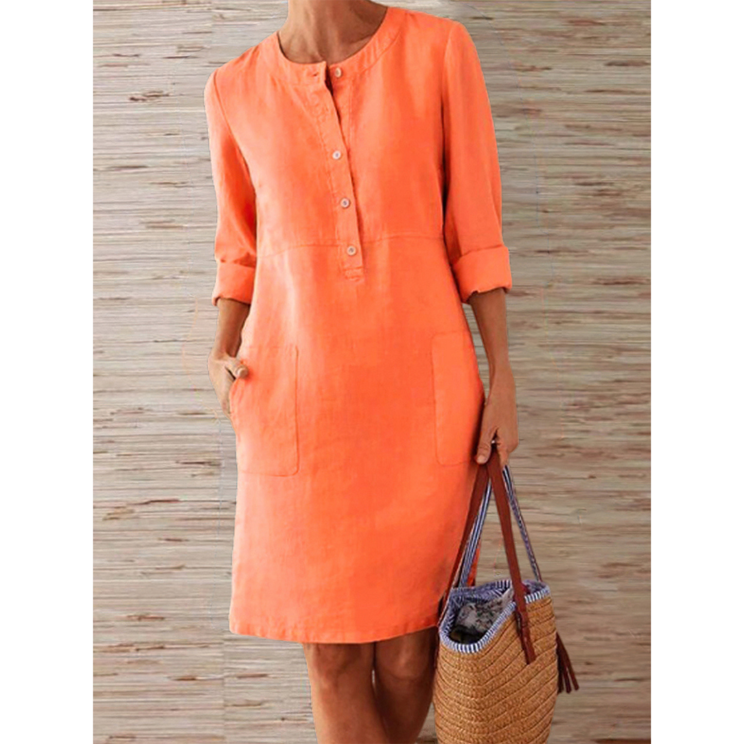 Aahlada Dress Streetwave Elegant Comfort All Day Women Timeless Minimalist Chic Effortless