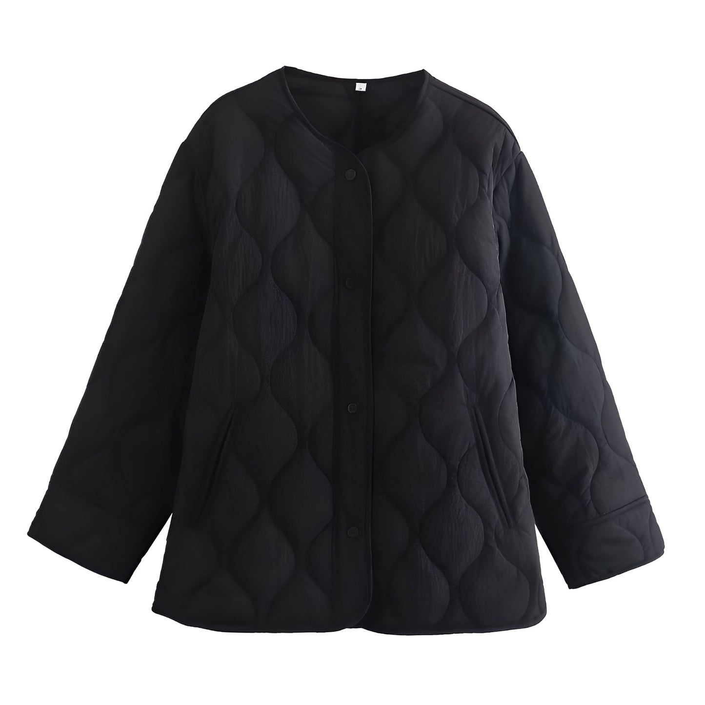 Street Wave Quilted Coat For Women Breathable Cotton Jacket With Relaxed Fit And Effortless Chic