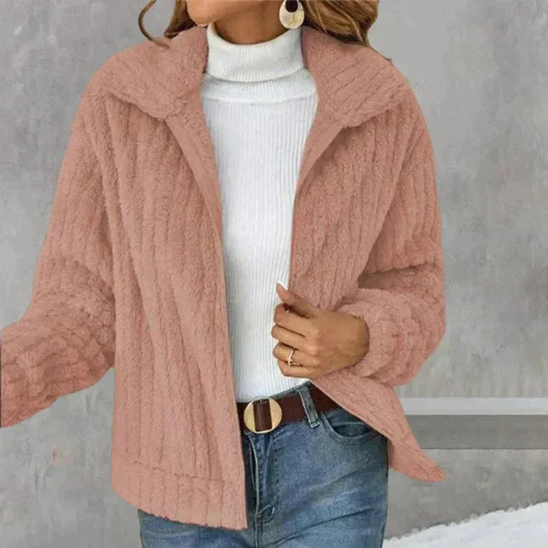 Street Wave Women Fleece Jacket Ultra Cozy Warmth For Fall And Winter Everyday Comfort
