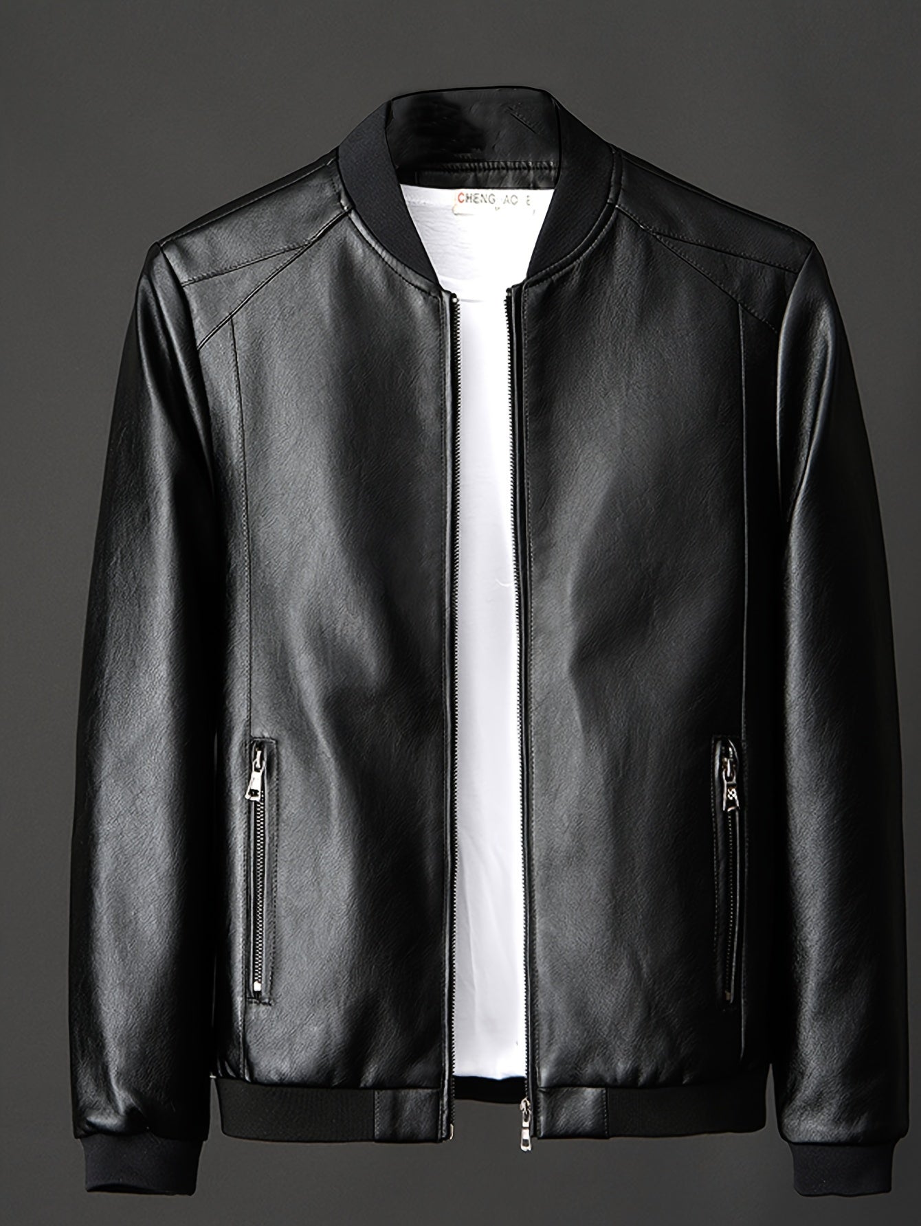Street Wave Leather Jacket For Modern Men Premium Soft Leather Durable Comfort And Style