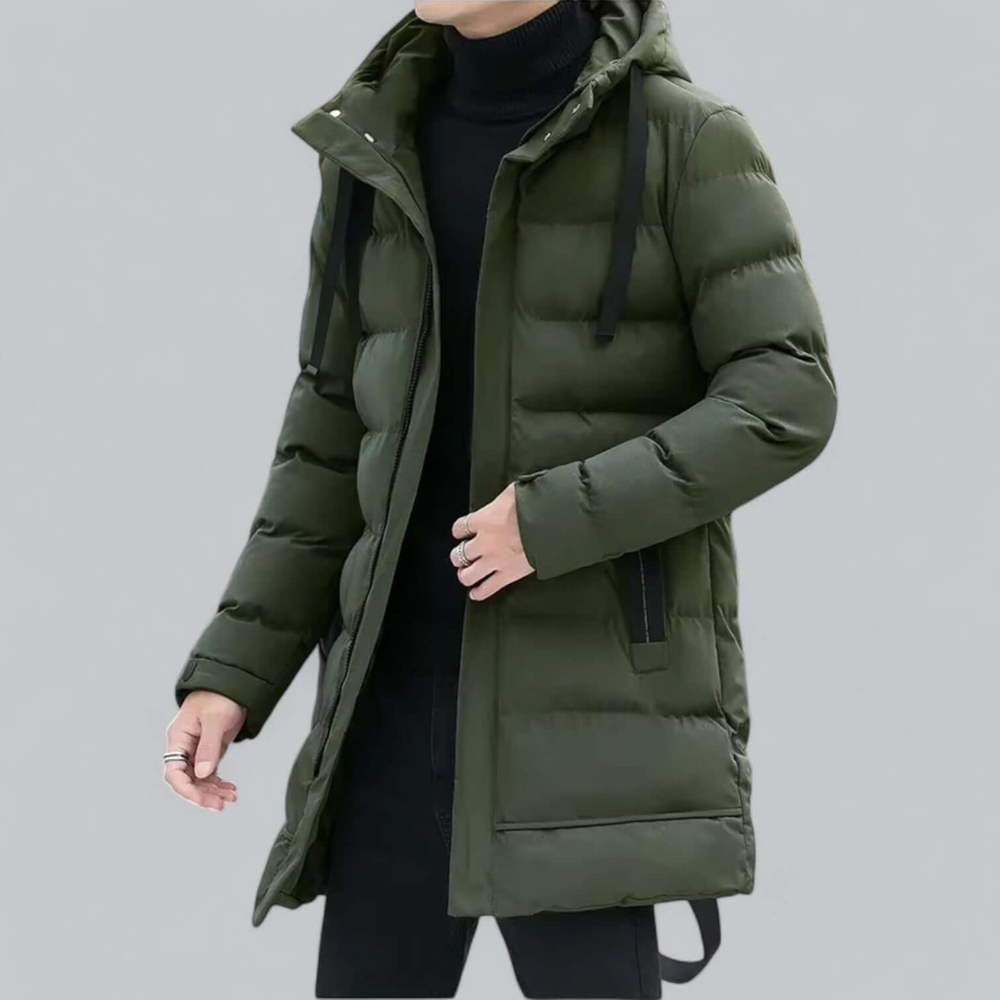 Street Wave Long Puffer Parka Jacket For Urban Explorers Warmth Weatherproof Insulated Winter Coat