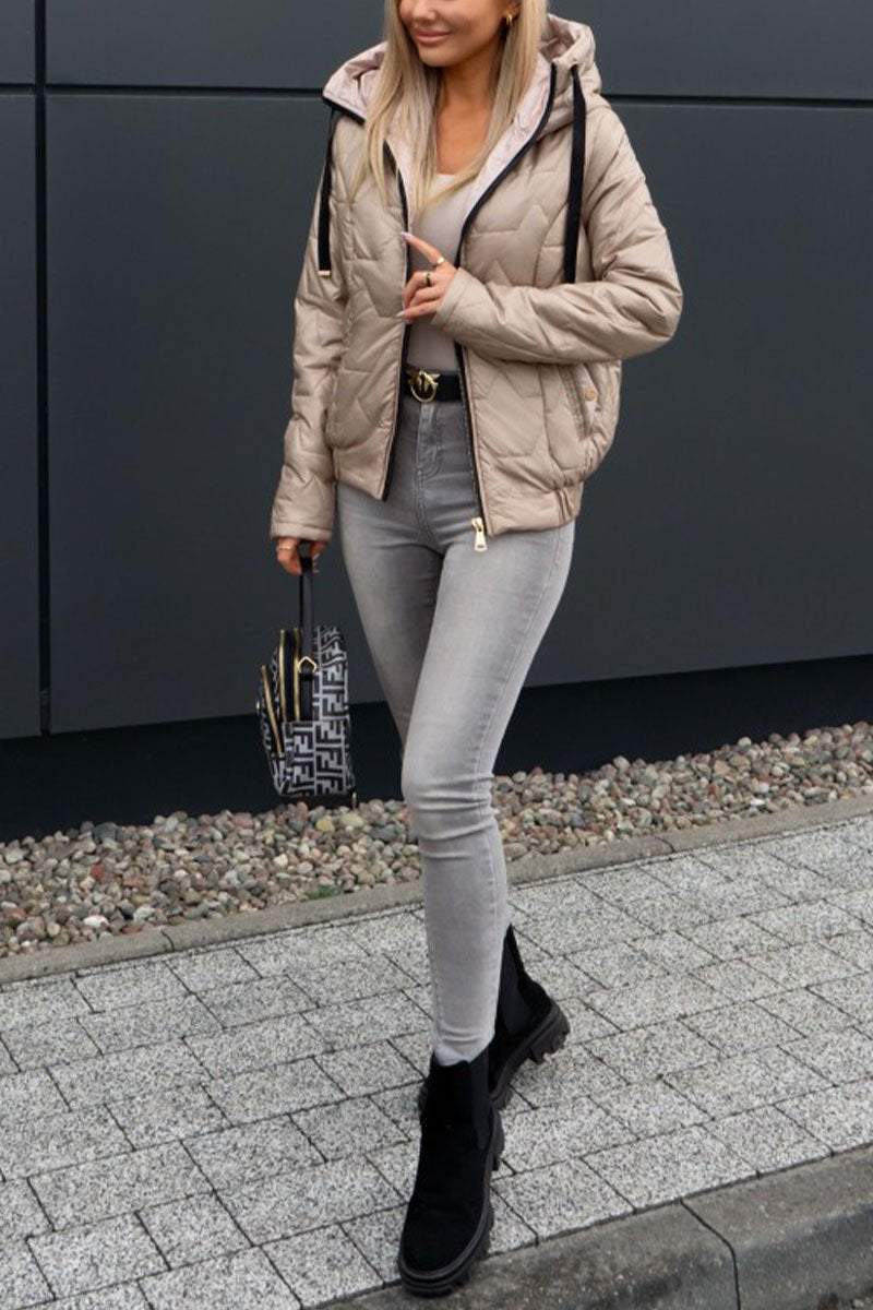 Street Wave Lucie Cotton Puffer Jacket For Women Colorful Winter Ready Warmth Hooded Zipper