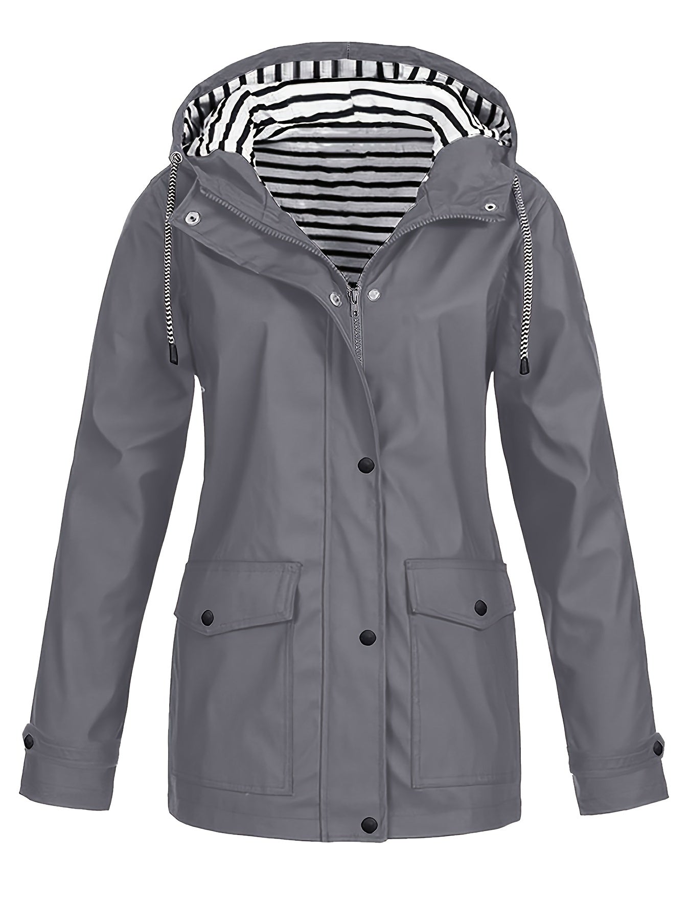 Streetwave Waterproof Jacket Womens Modern Raincoat For Everyday Urban Commuters