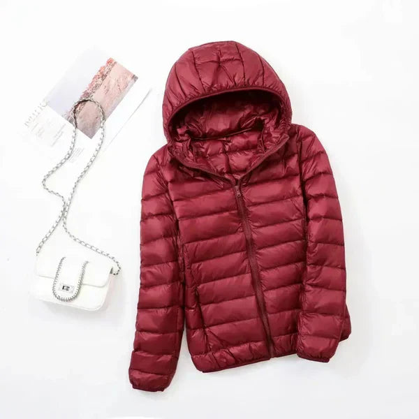 Street Wave Waterproof Puffer Jacket For Women Urban Style And Warmth Weatherproof Comfort Coat