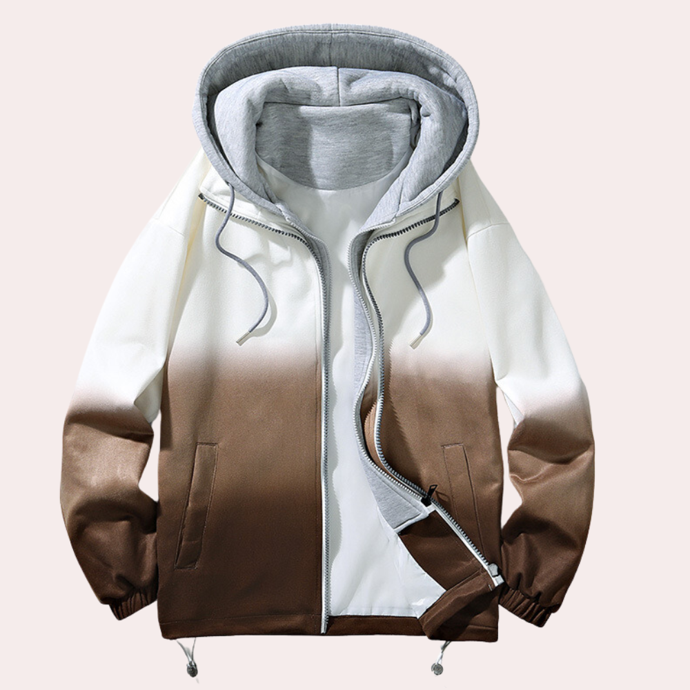 LIKO Luxury Hooded Jacket For Men With Enhanced Insulation And Practical Hood Weatherproof