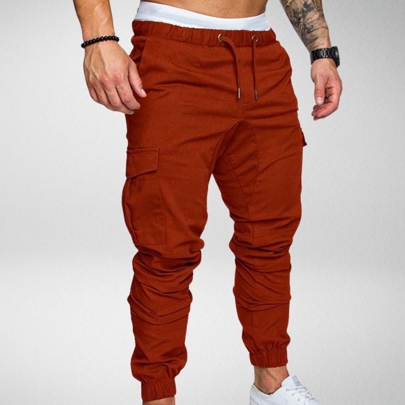 Street-wave Urban Tactical Cargo Joggers for Men - Premium Comfort, Adjustable Waist, Cargo Pockets