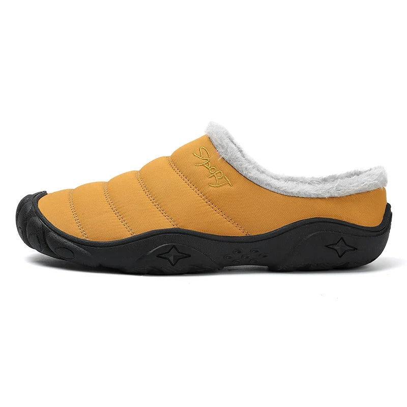 Street Wave Orthopedic Slippers For Unisex Warm Plush Lined Comfort And Non Slip Sole