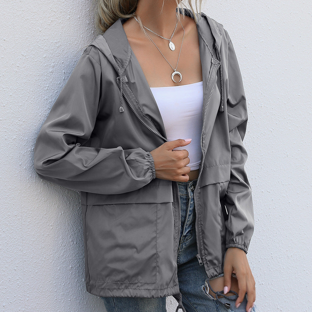 Street-wave Athena Short Raincoat for Women All Weather Protection Lightweight Hooded Jacket