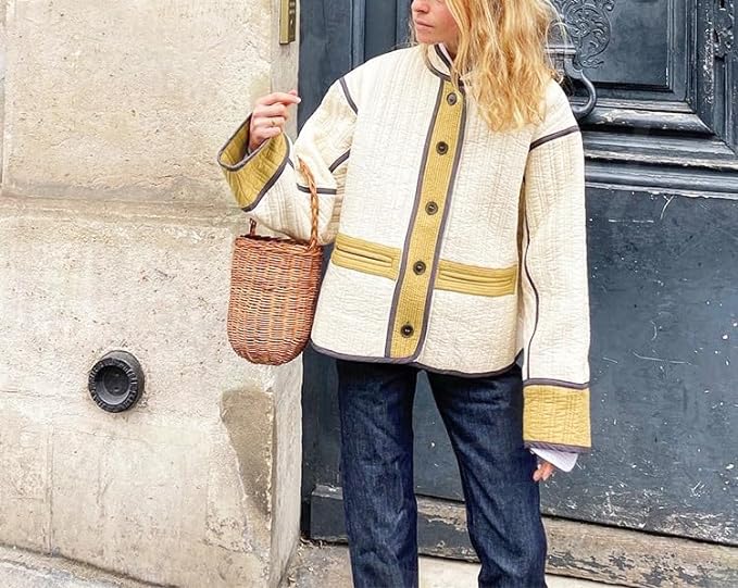 Street-Wave Patchwork Coat Water-Repellent Urban Style For Fashion Forward Women