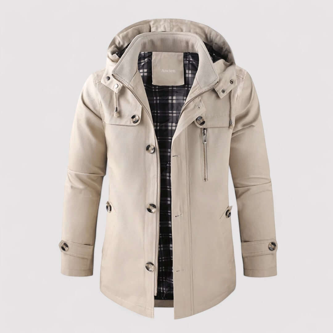 Streetwave Mens Waterproof Hooded Winter Jacket For Cold Wet Days Keeps You Warm And Dry