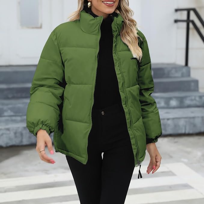 Street-wave Cozy Puffer Coat For Women Warm Insulated Winter Jacket Stylish Easy Care