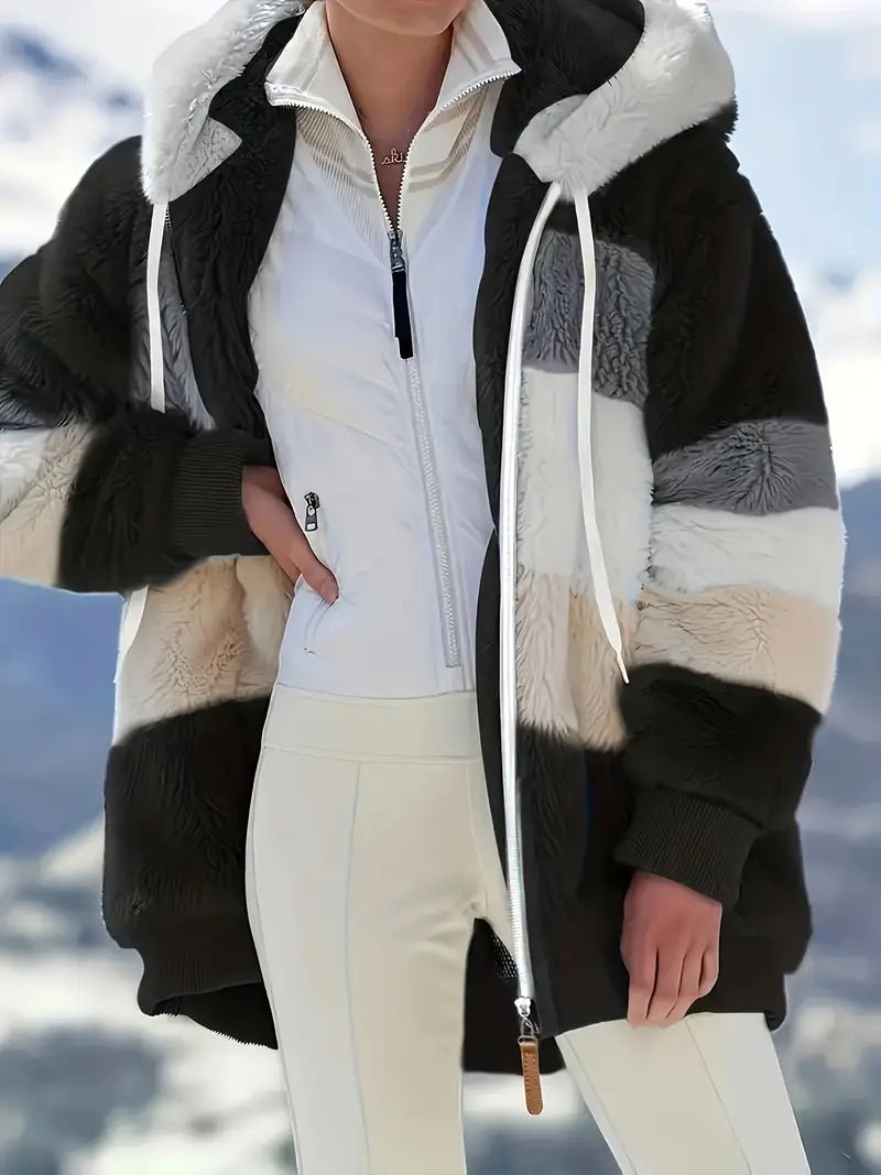 Helene Soft Fleece Jacket For Women Lightweight Warmth With Cozy Texture And Zipper