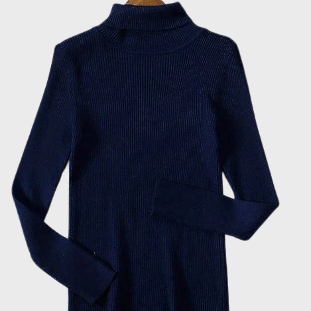 Street-Wave Cashmere Rollneck Sweater For Autumn Women Luxuriously Cozy Turtleneck