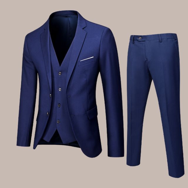 Street Wave Custom Two Piece Tailored Suit With Notch Lapel Slim Fit For Weddings Grooms And Men