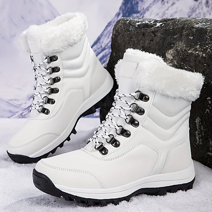 Street-Wave Womens Thermal Hiking Boots Warm Insulated Durable Grip Comfort Fit for Outdoor Adventurers