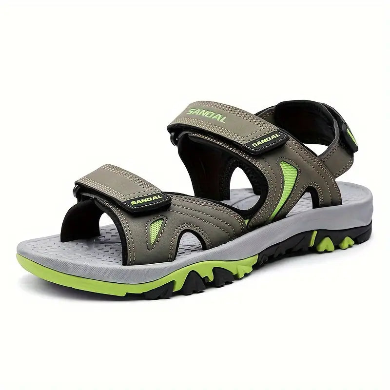 Street-Wave Verity Quick-Dry Sandals For Men With Non-Slip Sole And Hook-And-Loop Closure Adventure-Ready
