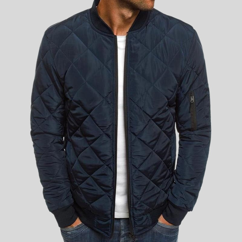 Avelena Classic Bomber Jacket By Street Wave For Men Comfortable Everyday Outerwear With Durable Quilted Design