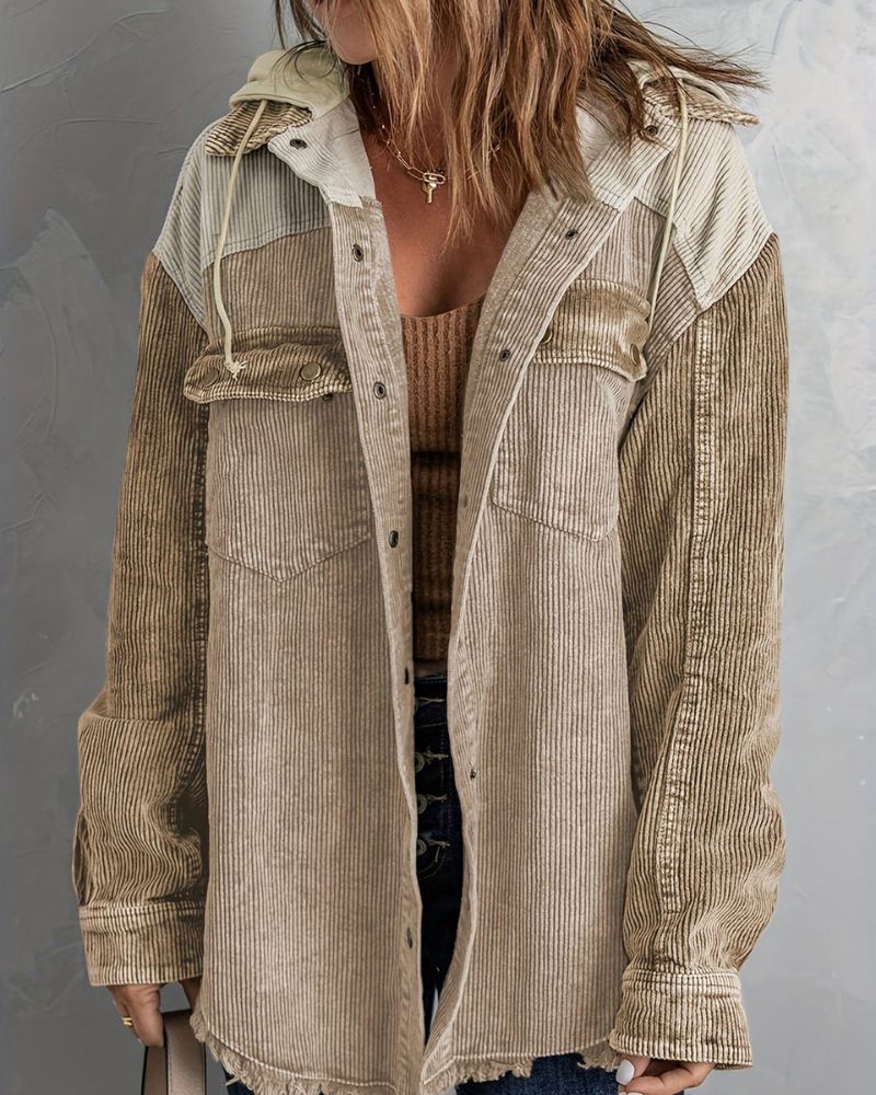Street Wave Corduroy Jacket For Women Warm Cozy Chic Timeless Style Perfect Layering Piece For Everyday Outfits