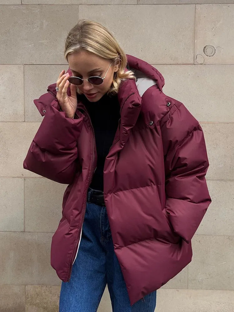 Street-Wave Womens Puffer Winter Coat With Cozy Insulation For Stylish Everyday Wear