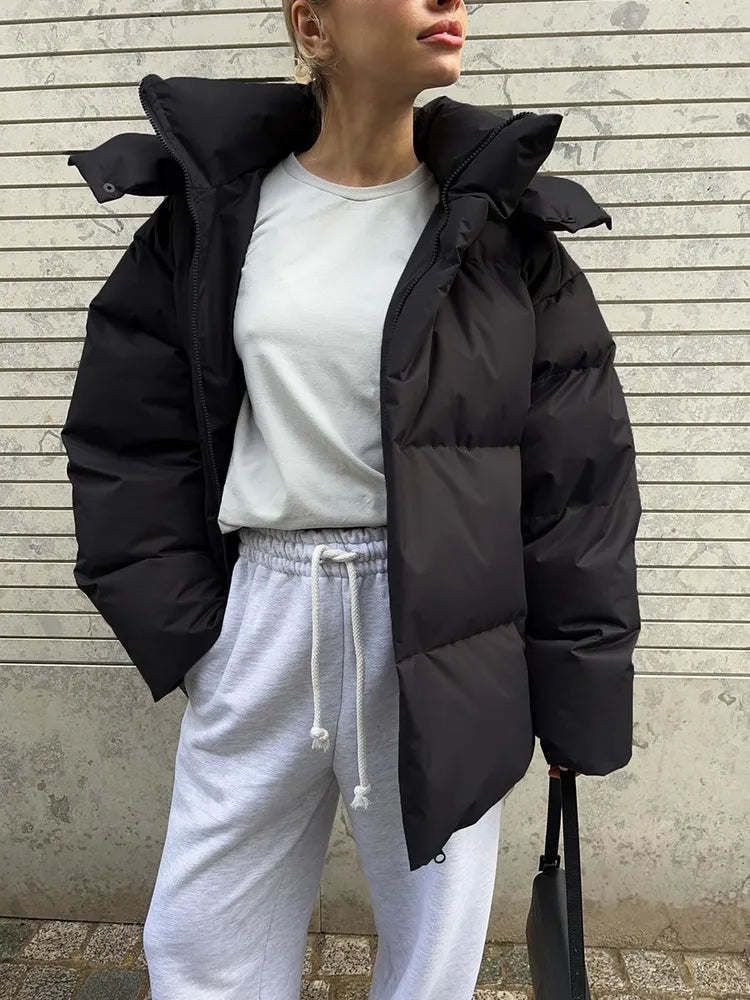 Street-Wave Womens Puffer Winter Coat With Cozy Insulation For Stylish Everyday Wear