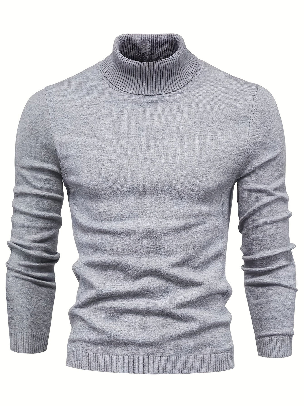 Streetwave Classic Wool Blend Turtleneck Sweater Soft Stylish Comfort For Men Everyday Wear