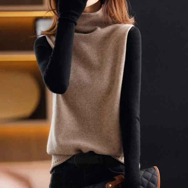 Street-wave Turtleneck Vest Water-Repellent Comfort For Outdoor Adventurers And Urban Explorers