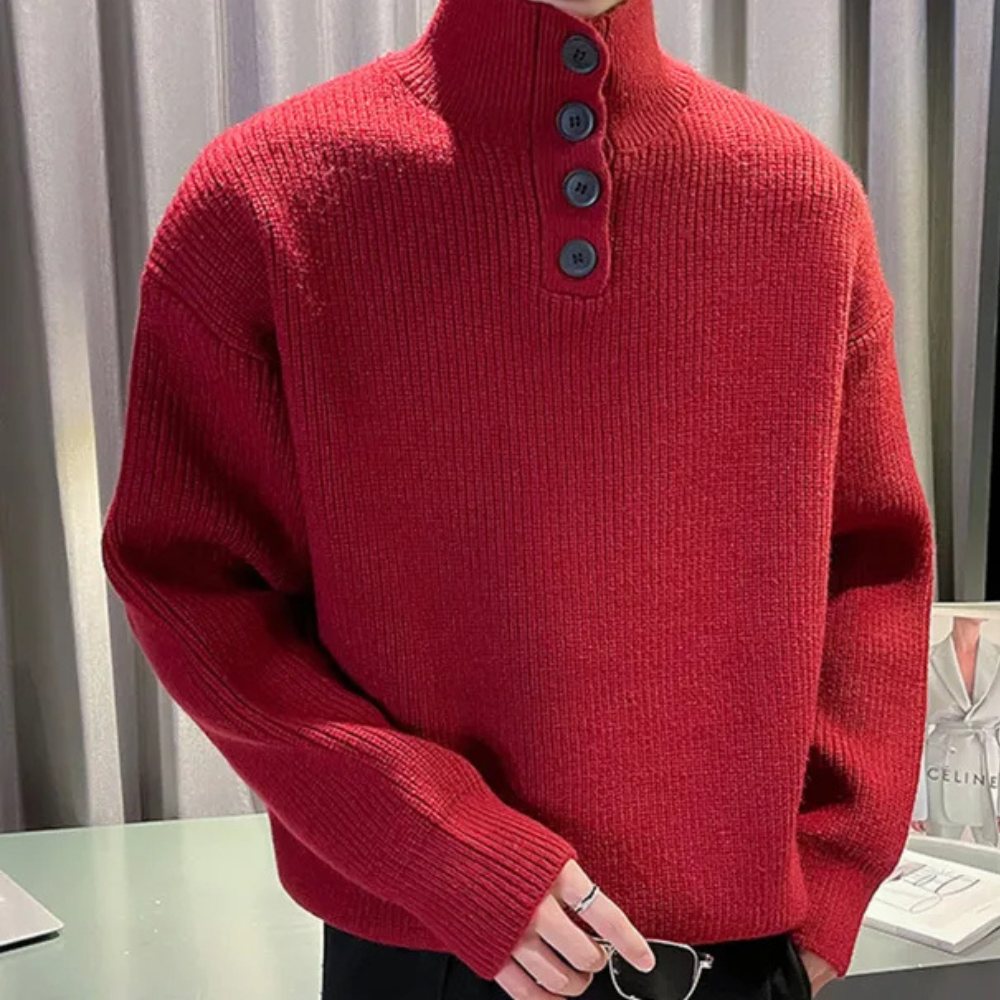 Street-wave Womens Knit Sweater Soft Cozy Warm Breathable Classic Fit For Layering Everyday Wear