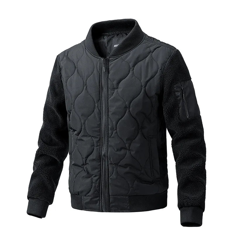 Street-Wave Quilted Winter Jacket For Men With High Warmth Insulation And Durable Comfort