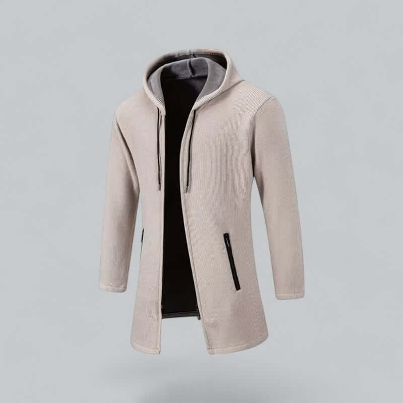 Street-Wave Men's Winter Parka Coat With Hooded Design For Cozy Luxury Warmth In Cold Weather