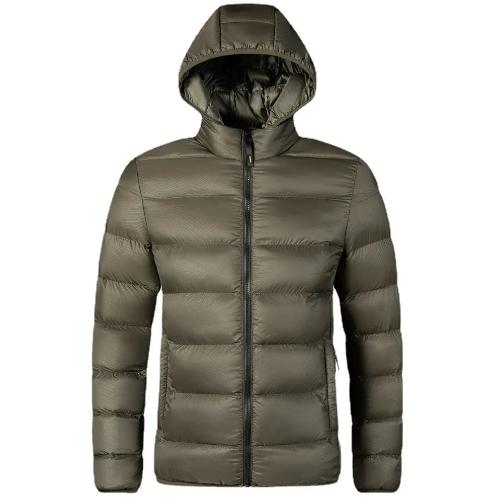 Street-wave Men Lightweight Puffer Jacket Warmth And Style