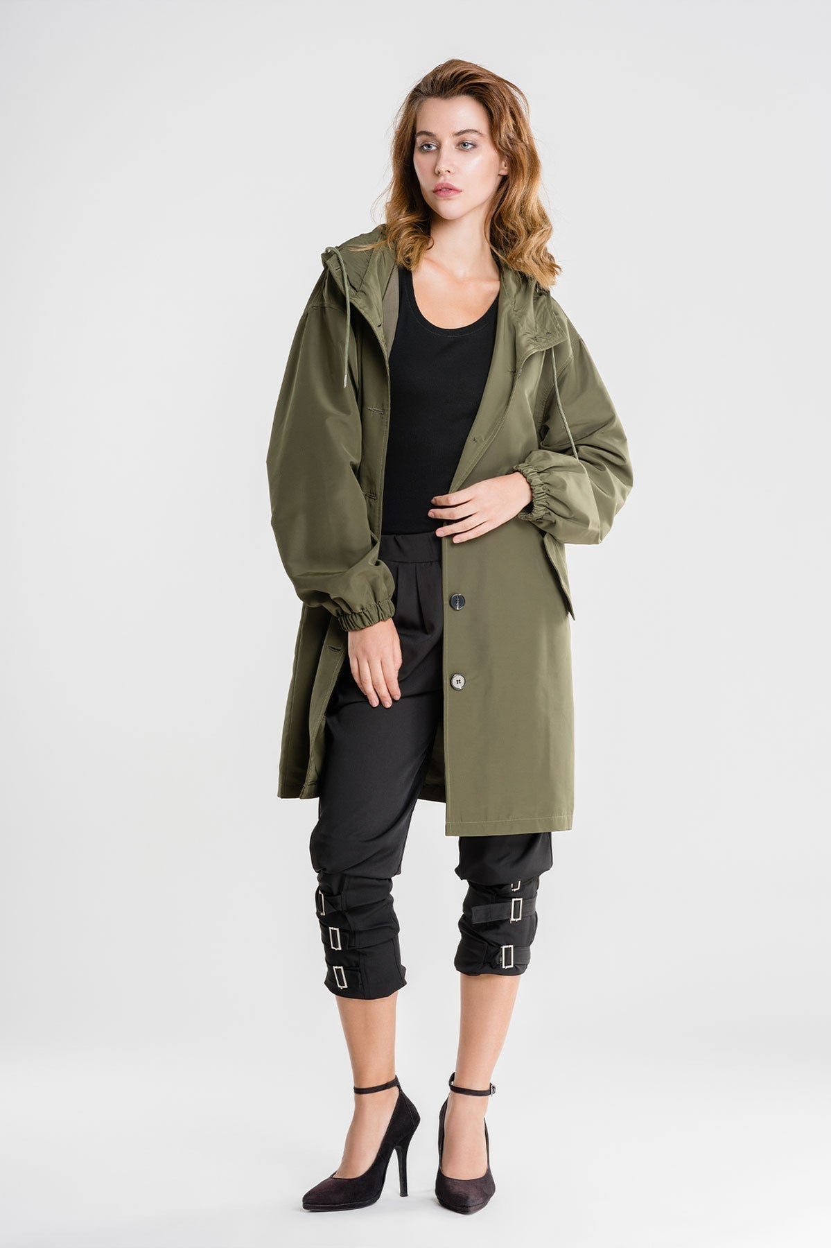 Street-wave Women's Waterproof Hooded Coat With Windproof Shield Cozy Winter Outerwear