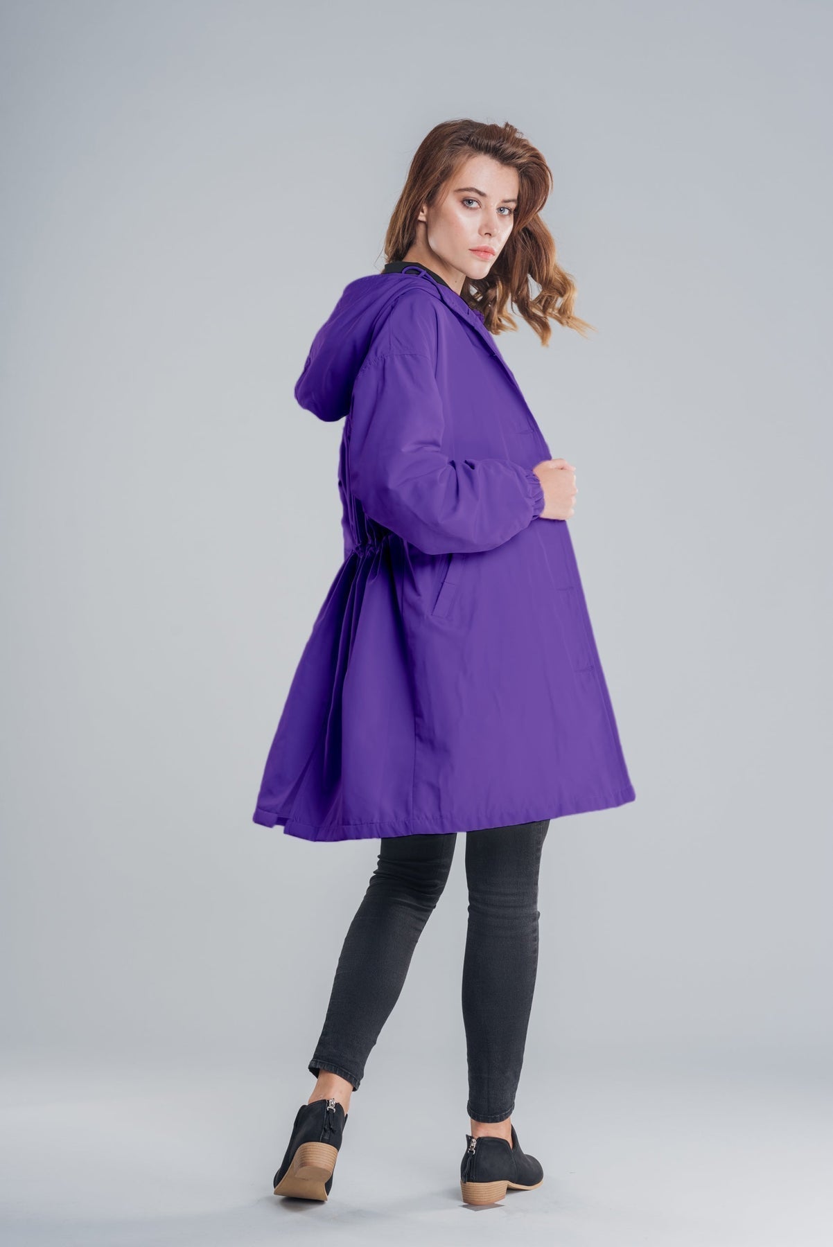 Street-wave Women's Waterproof Hooded Coat With Windproof Shield Cozy Winter Outerwear