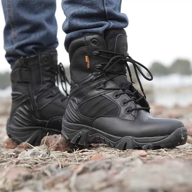 Street Wave Delta Trekking Boots For Men Durable All Terrain Hiking Footwear For Outdoor Adventurers