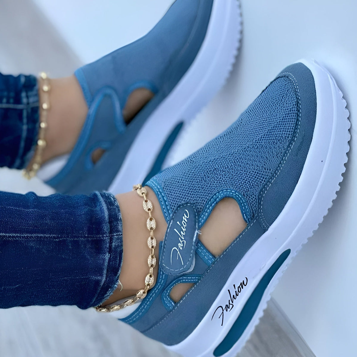 Street-Wave Memory Foam Womens Shoes With Orthopedic Support For Comfortable Stylish Wear