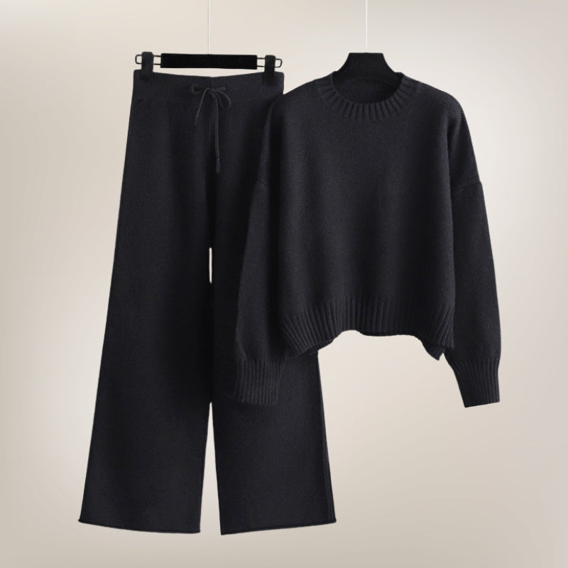 Street Wave Sophie Breathable Knit Set for Women Effortless Comfort