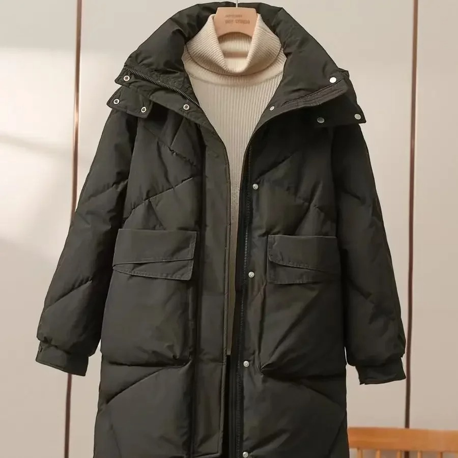 Street-wave Women Gray Lightweight Puffer Jacket With Collar For Everyday Warmth And Style