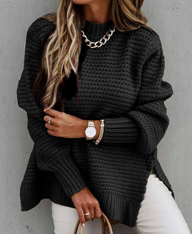 Street Wave Comfortable Knit Pullover For Women Breathable Cozy Soft Everyday Fashion