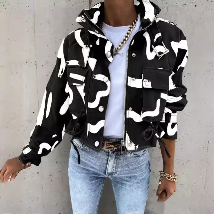 Street-Wave Utility Jacket for Women Timeless Chic Comfort Versatile Style for Modern Wearers