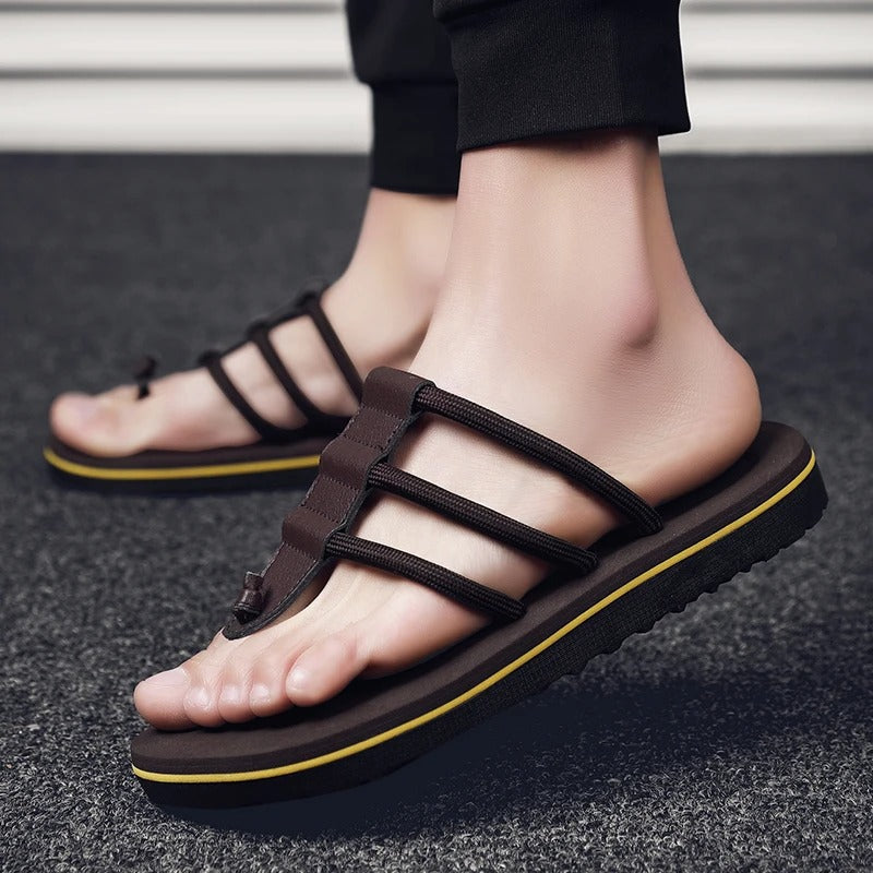 Street Wave Mens Sandals Comfort Fit Breathable Casual Strappy Sandals For Summer