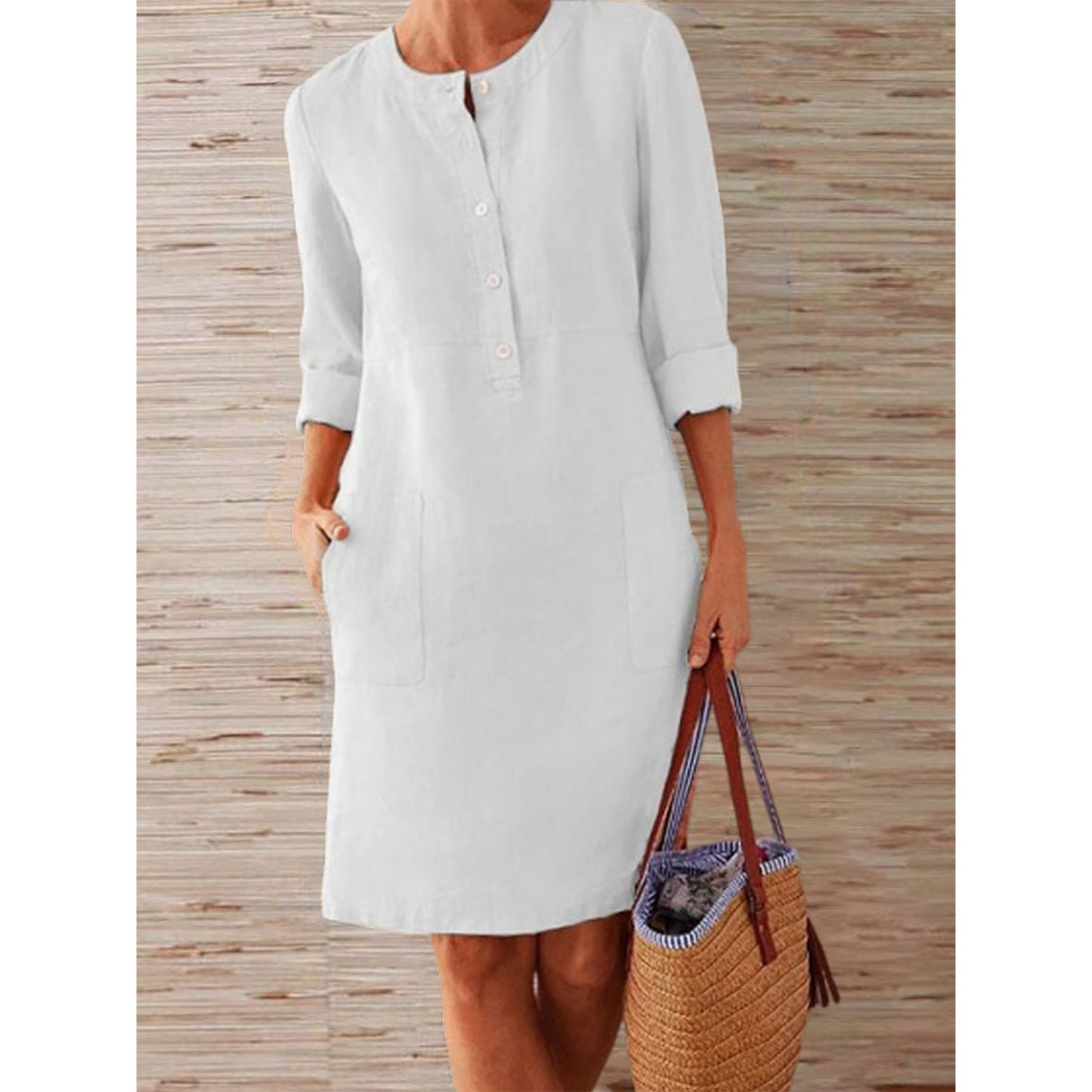 Aahlada Dress Streetwave Elegant Comfort All Day Women Timeless Minimalist Chic Effortless