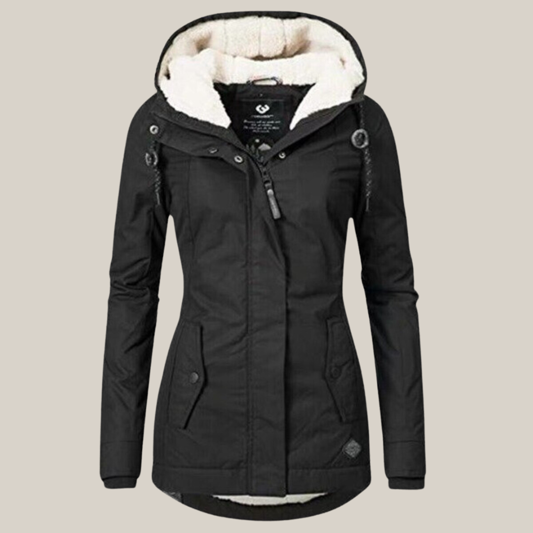 Street-wave Aria Womens Transitional Jacket Navy With Warmth And Rain Protection
