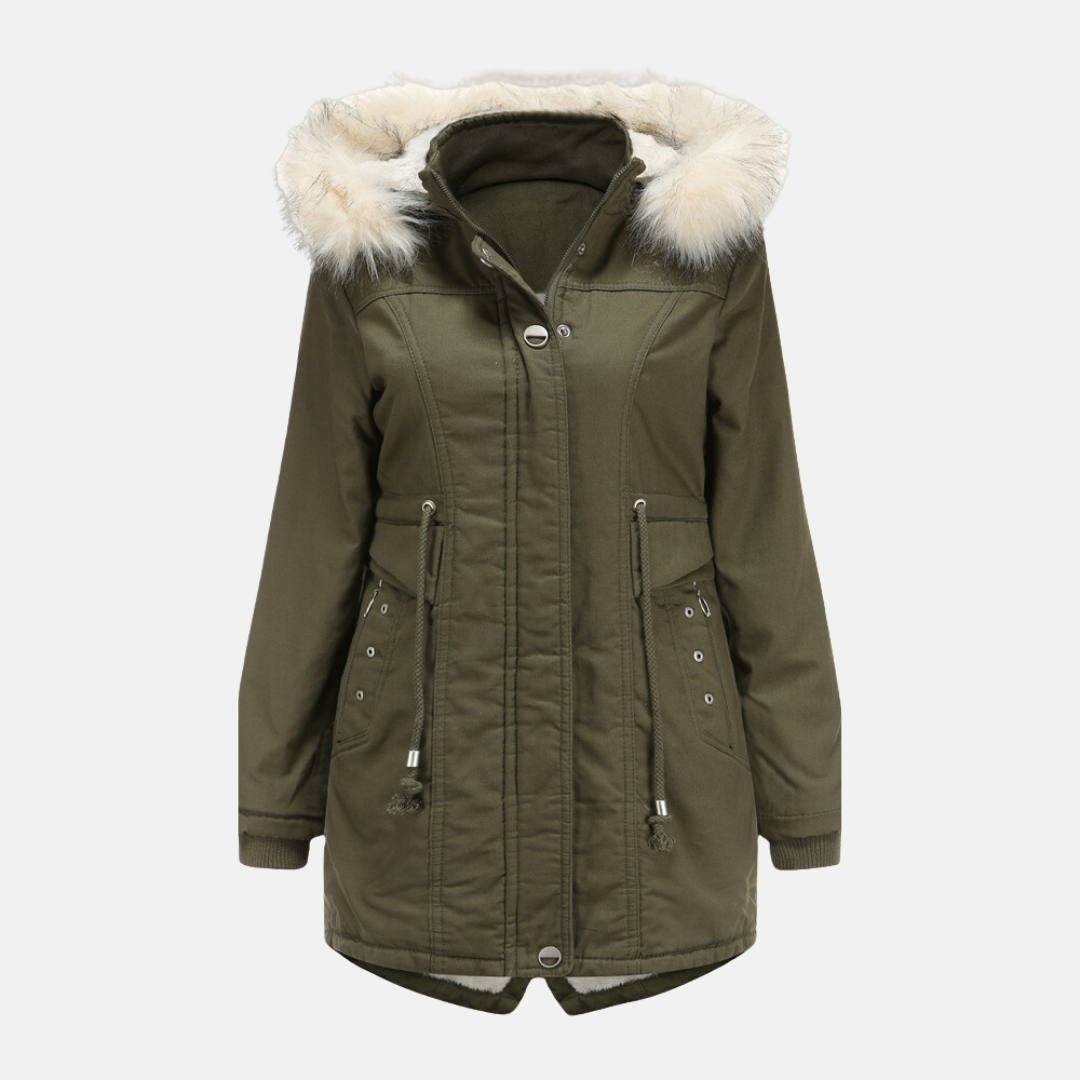 Nordisk-Flair Women's Parka Weatherproof Removable Fur Hood