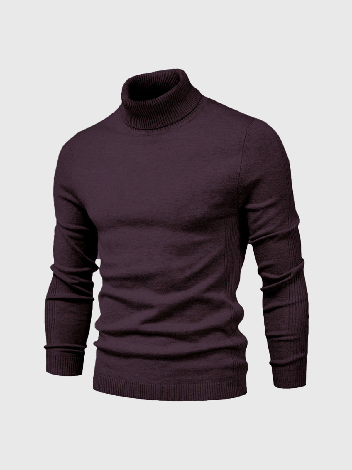 Turtleneck Sweater For Men Street Wave Machine Washable Cotton Soft Comfort Classic Fit