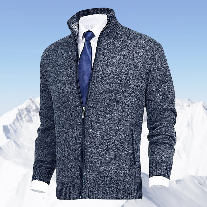 Street-wave Mens Zip Cardigan Premium Customizable Leisure Sweater For Modern Comfort And Style