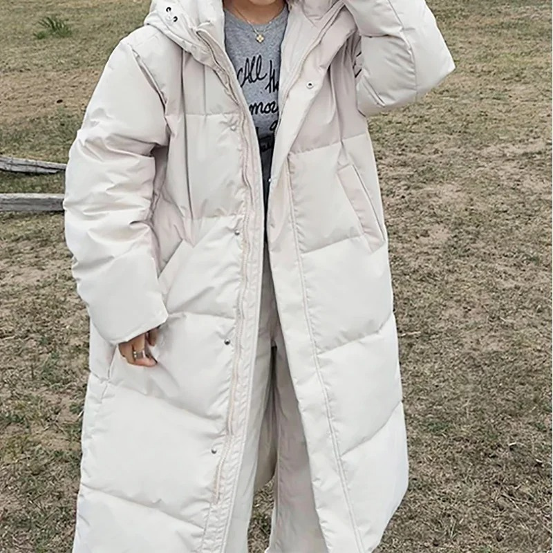 Street-Wave Puffer Jacket For Women With Turtleneck Zip Front Cozy Warm Insulated Coat For Cold Weather