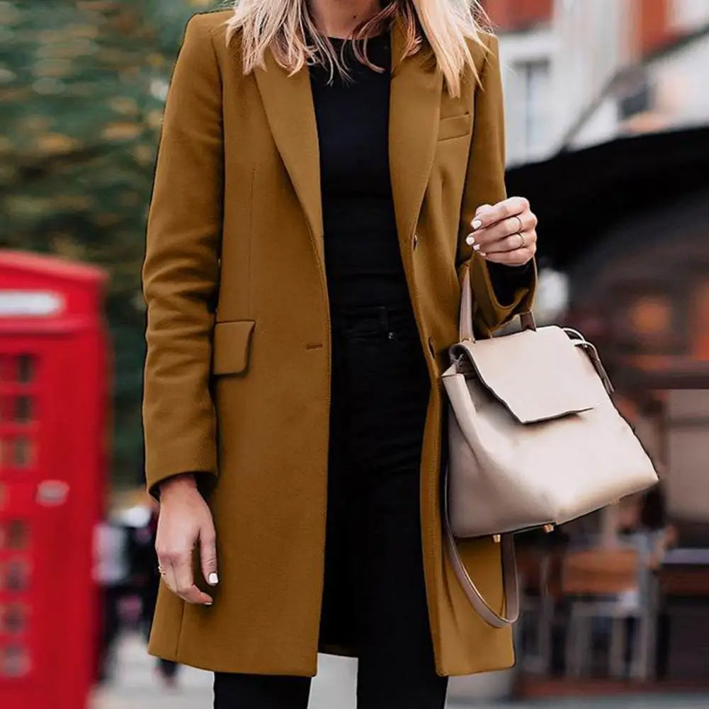 Street-wave Boho Trench Coat For Women Lightweight Double-Breasted Elegance Effortless Street Style