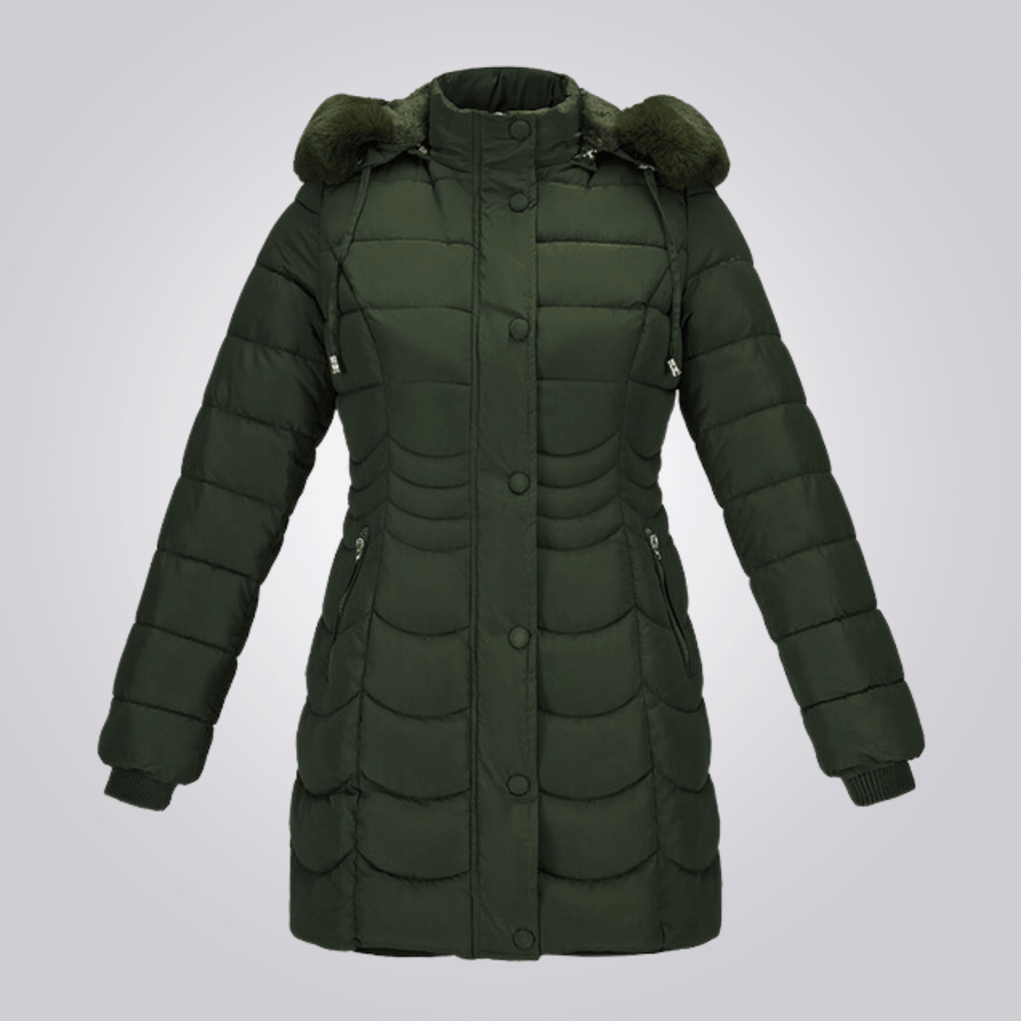 Street-Wave Ultra Warm Long Winter Coat For Women With Removable Hood And Durable Insulation